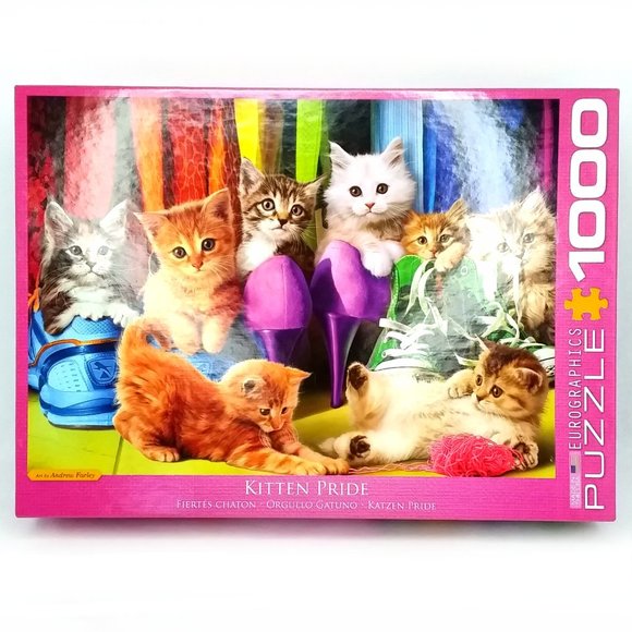 Eurographics Kitten Pride 1000+ piece Puzzle - Picture 1 of 5